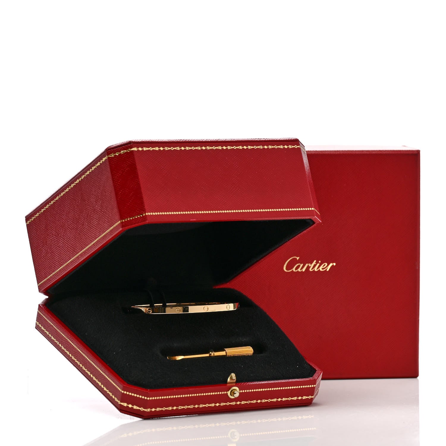 Cartier 18K Yellow Gold Small LOVE Bracelet 18 5 of 5