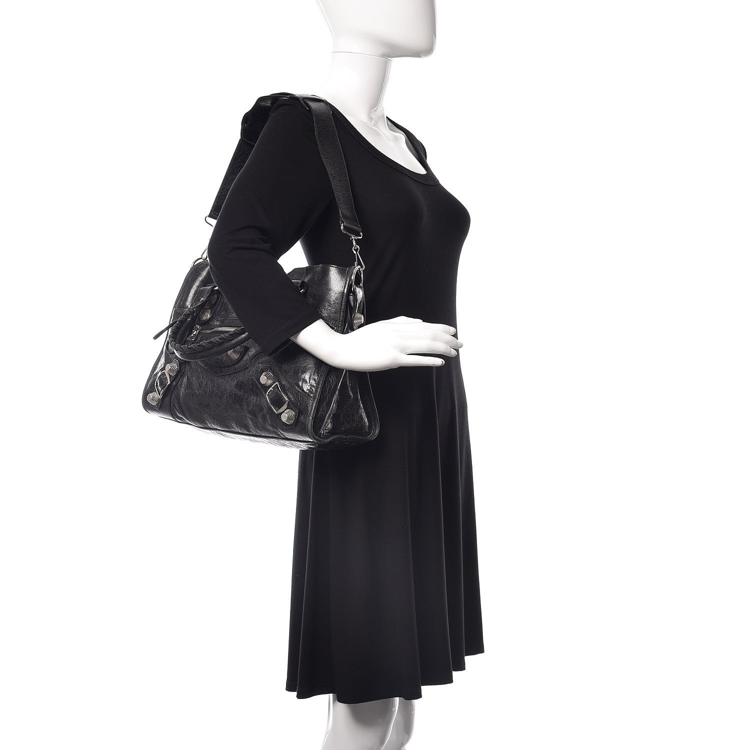 Balenciaga Agneau Giant 21 Silver Hardware City Black 3 of 17