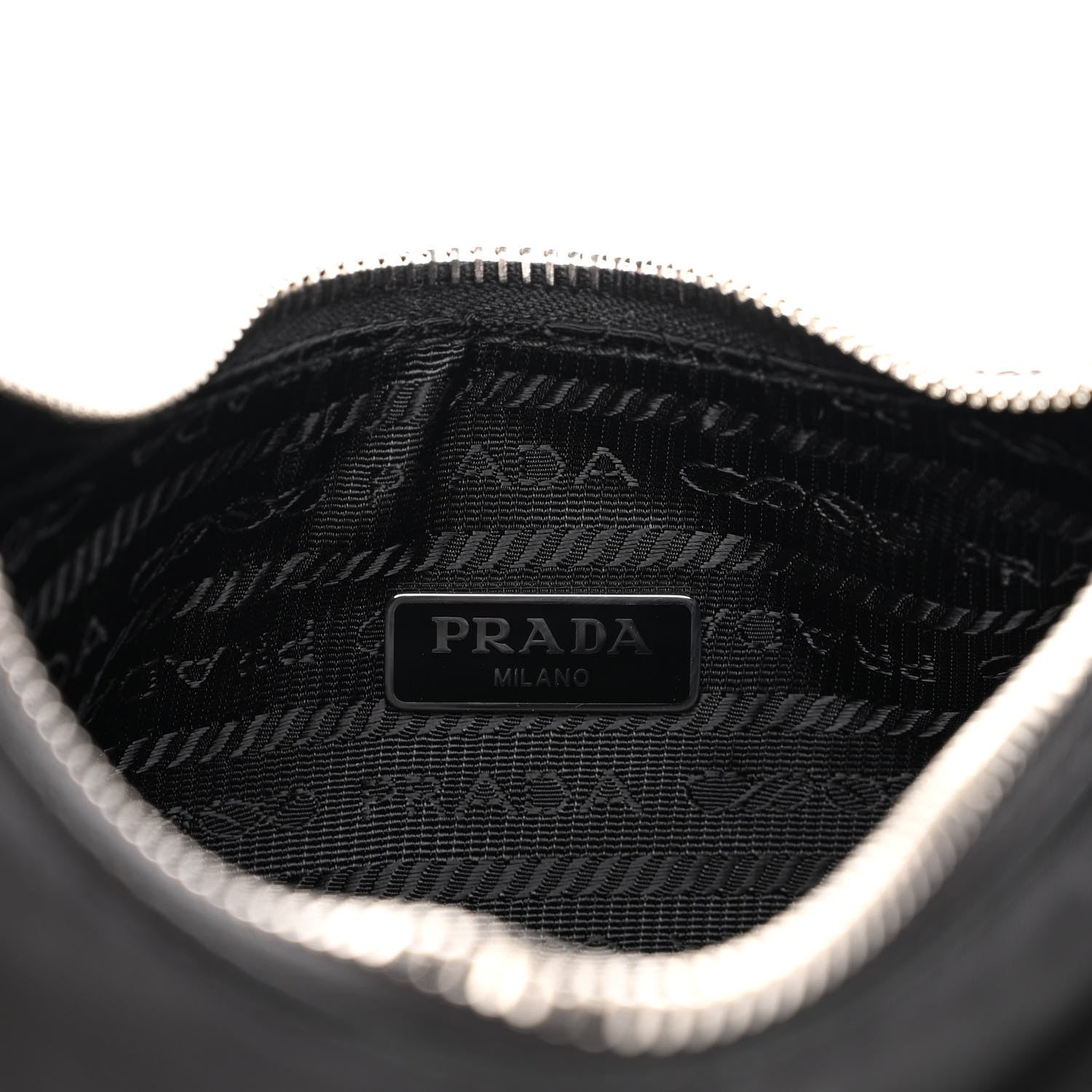 Prada Nylon Re-Edition 2005 Shoulder Bag Black 6 of 10