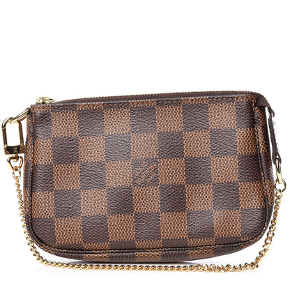 Louis Vuitton Damier Ebene Mini Pochette Accessories 1 of 9