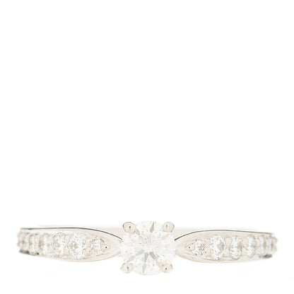Tiffany Platinum Diamond .18ct Harmony Round Brilliant Engagement Ring 47 4 1 of 5