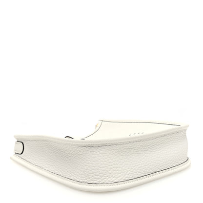 Hermes Taurillon Clemence Amazone Evelyne TPM New White 4 of 11
