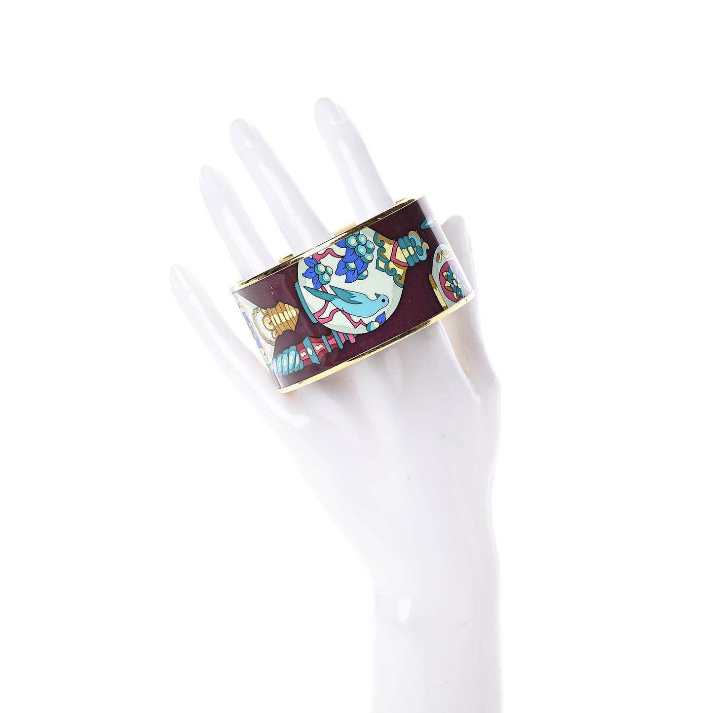 Enamel Printed Qu' Importe Le Falcon Extra Wide Bracelet 70