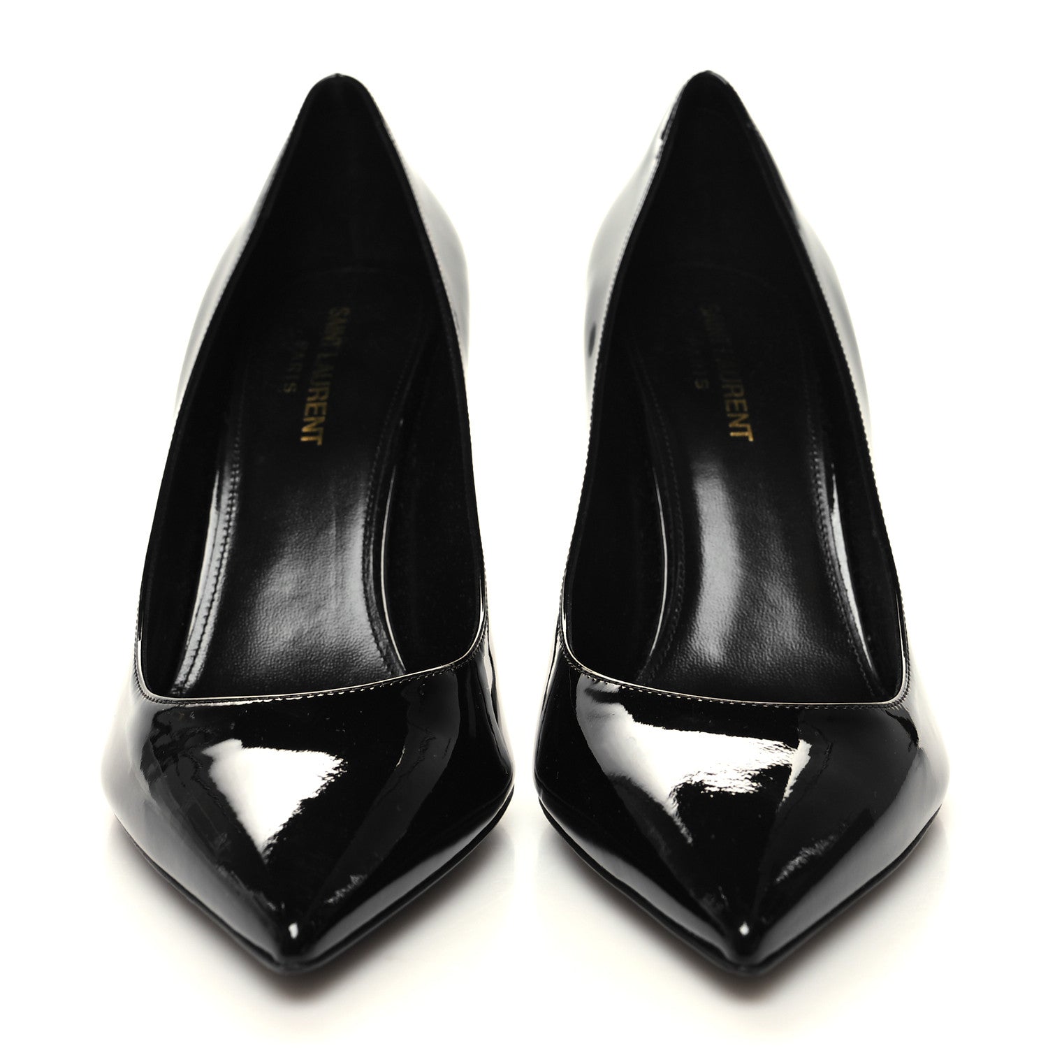Saint Laurent Patent Opyum 85 Pumps 39 Black 2 of 8