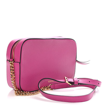 Versace Grainy Calfskin Virtus Small Camera Bag Purple 3 of 9