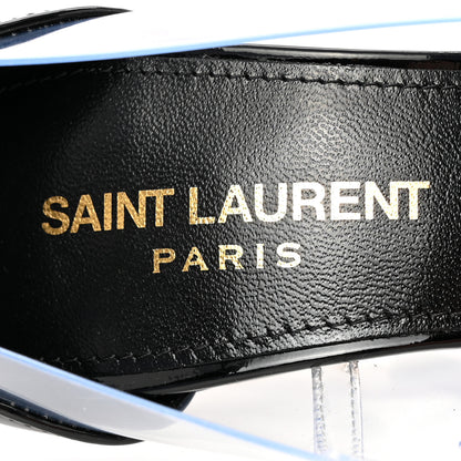 Saint Laurent Patent Calfskin PVC Opyum 35 Black Transparent 8 of 10