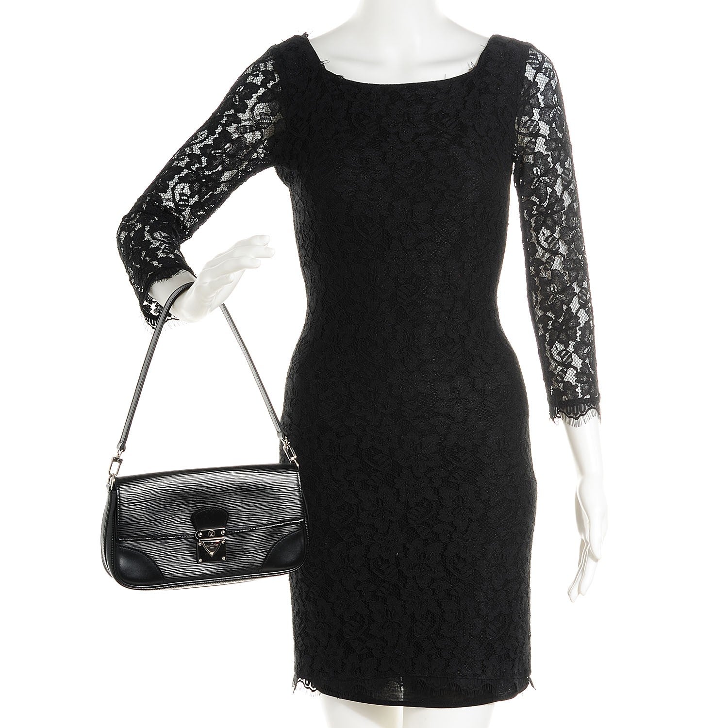 Louis Vuitton Epi Segur Pochette Black 2 of 8