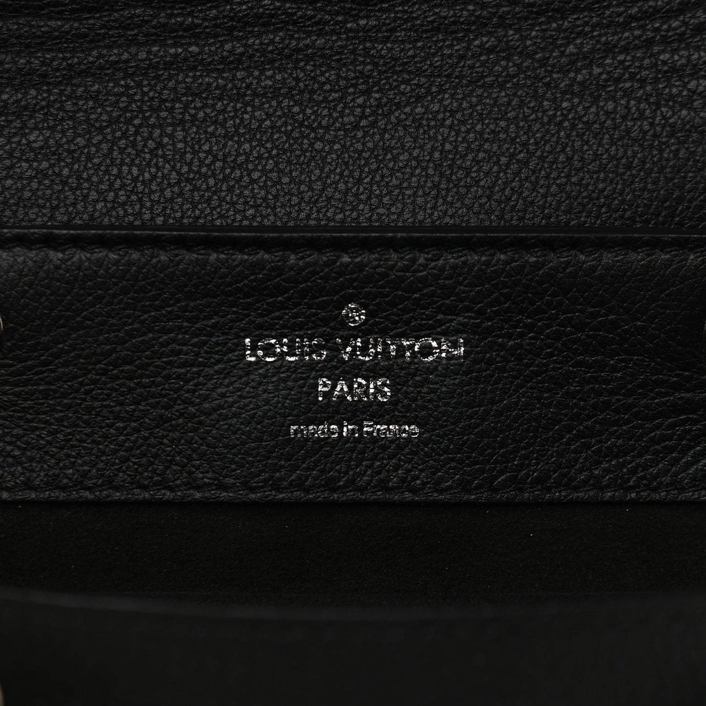 Calfskin Lockme Backpack Black