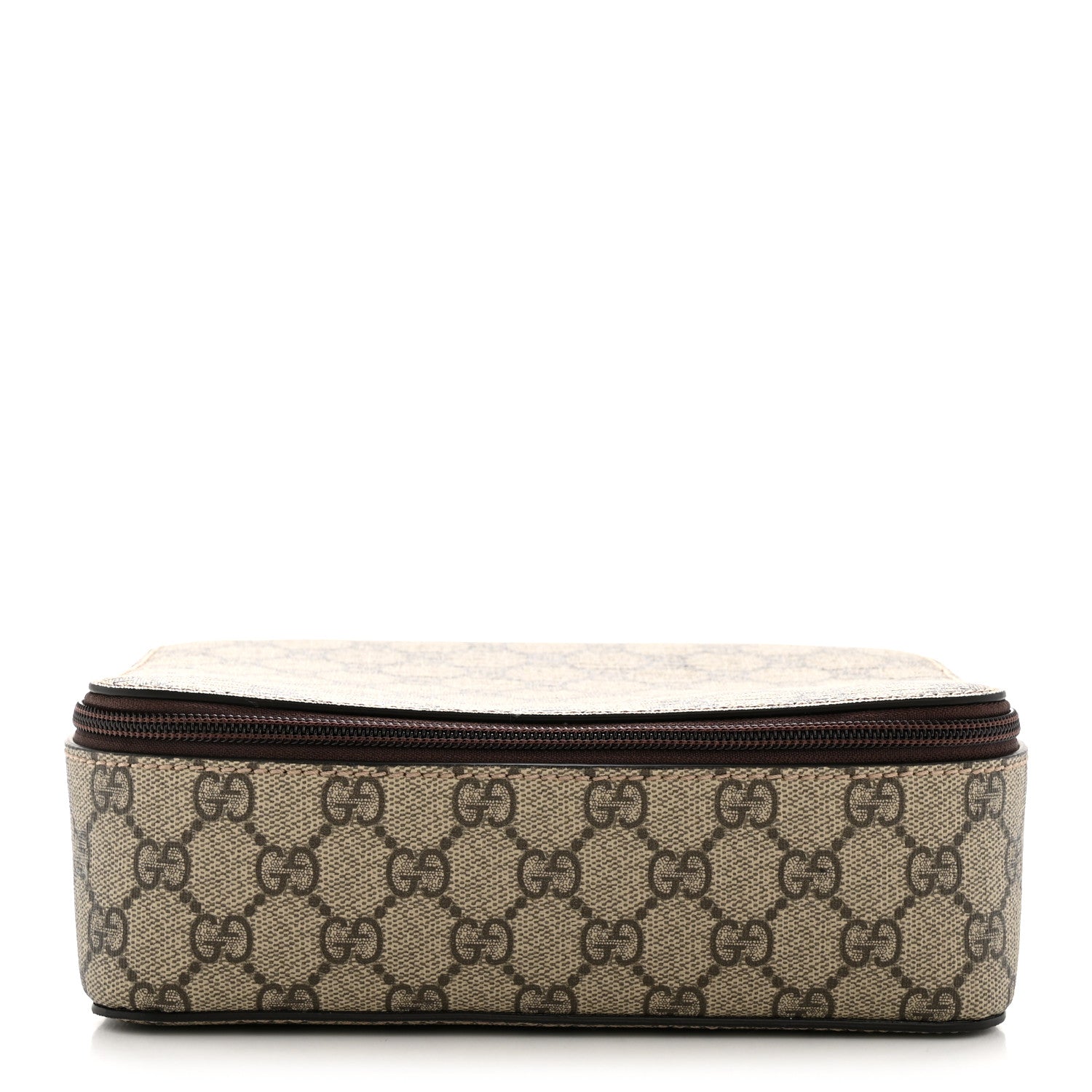 Gucci GG Supreme Monogram Mini Packing Cube Beige Ebony New Acero 1 of 8