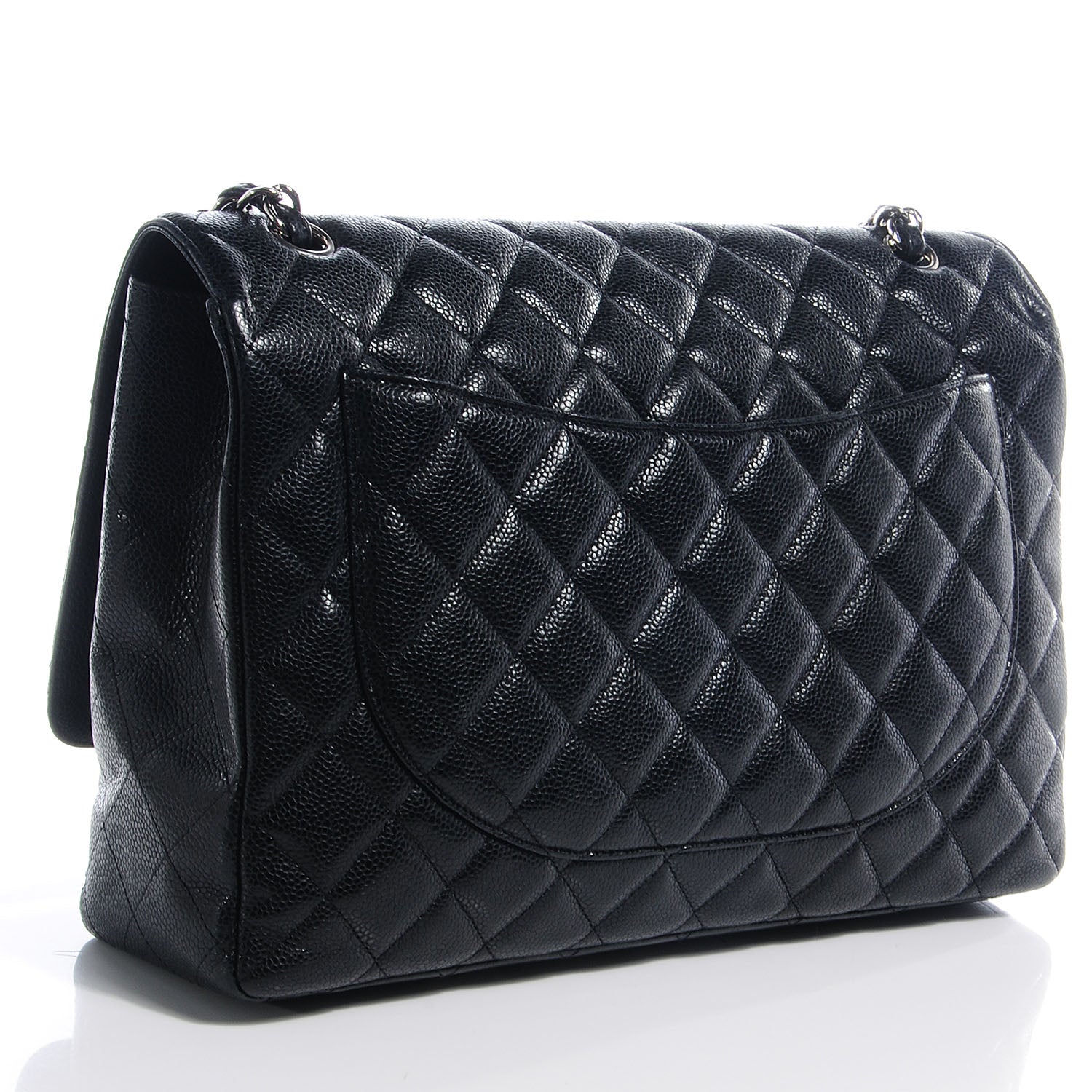 Chanel Caviar Maxi Single Flap Black 3 of 9