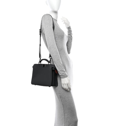 Fendi Cuoio Romano Vitello Cover Monochrome Peekaboo I SEE U Satchel 2 of 14