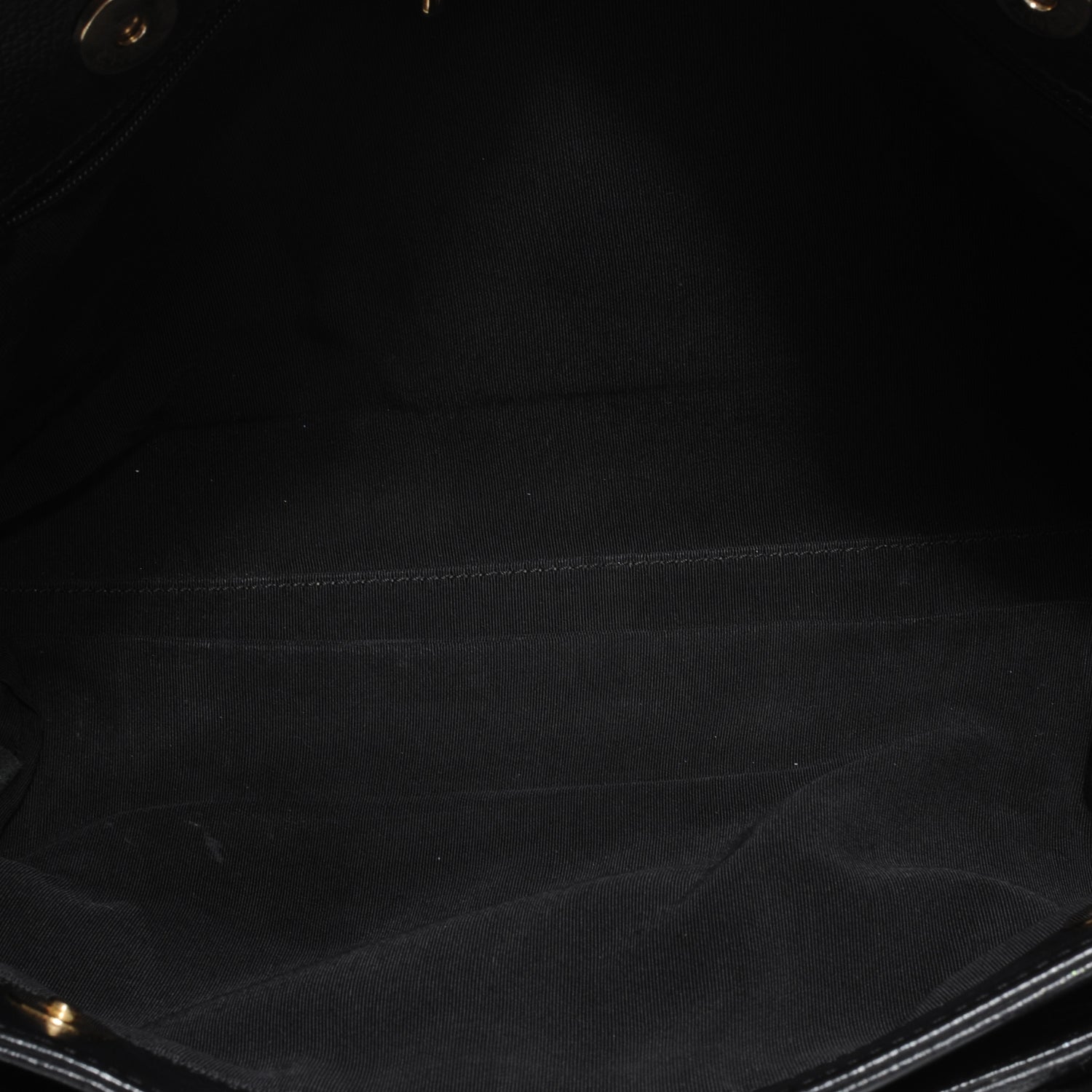 Chanel Calfskin Cerf Executive Shopper Tote Black 5 of 7