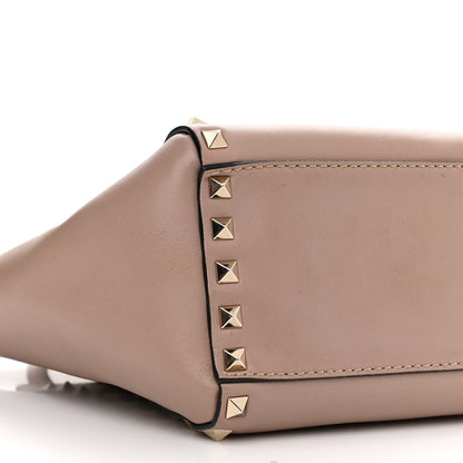 Valentino Garavani Vitello Mini Rockstud Tote Poudre 8 of 21