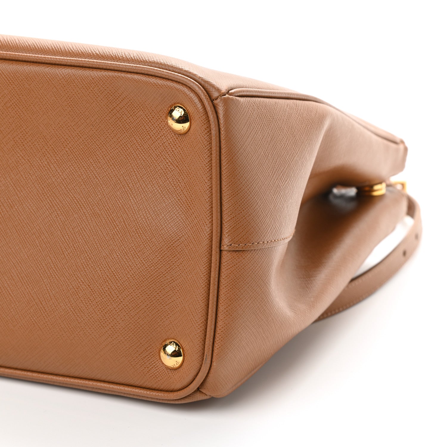 Prada Saffiano Medium Galleria Double Zip Tote Caramel 10 of 10