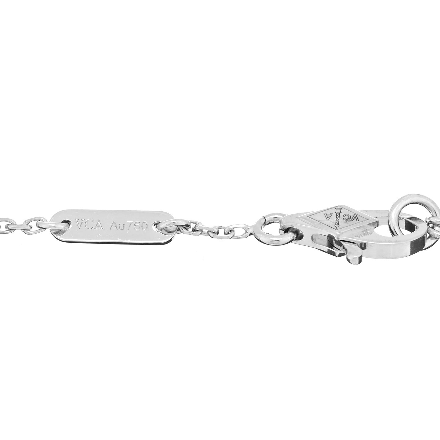 18K White Gold Turquoise Sweet Alhambra Butterfly Bracelet