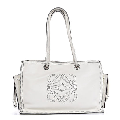 Lanvin LOEWE Calfskin Medium Shopping Tote White 1 of 7