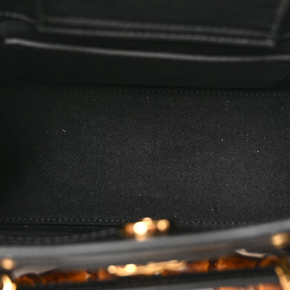 Gucci New Canvas Charisma Calfskin Crystal GG Monogram Mini Diana Tote Black 5 of 9