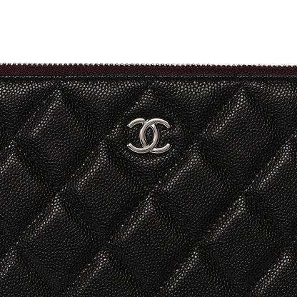 Chanel Caviar Quilted Medium Cosmetic Case Black 10 of 10