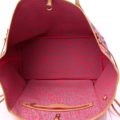 Louis Vuitton Monogram Graffiti Neverfull GM Fuchsia 5 of 12