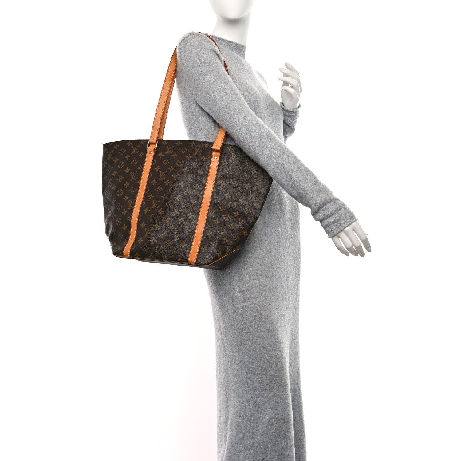 Louis Vuitton Monogram Sac Shopping Tote 2 of 9