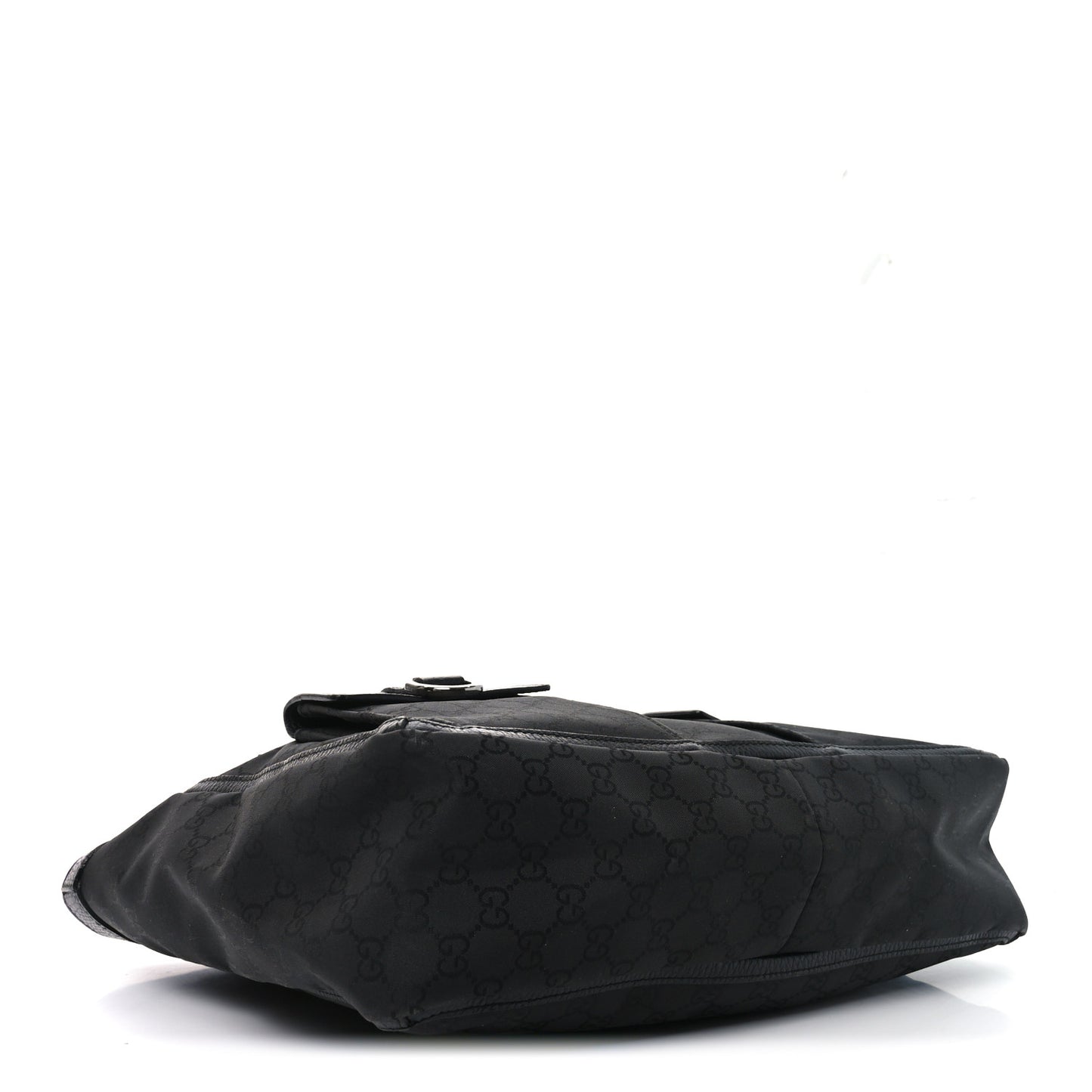 Nylon Monogram Abbey D Ring Tote Black