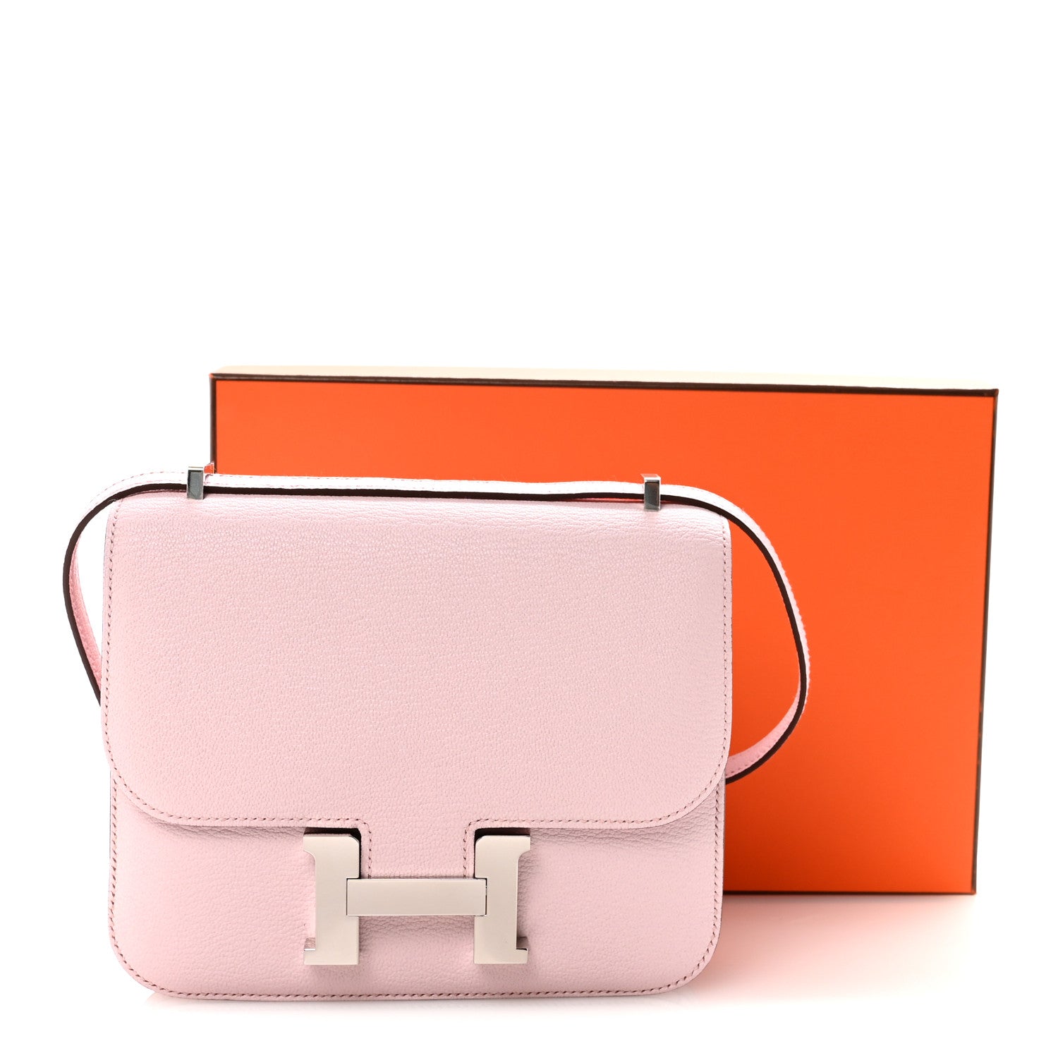 Hermes Chevre Mysore Constance 18 Rose Darling 11 of 11