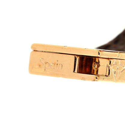 Louis Vuitton Monogram LV Circle Reversible Bracelet 17 Denim 6 of 8