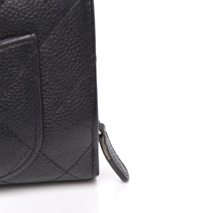 Chanel Caviar Quilted CC French Wallet Black 12 of 16