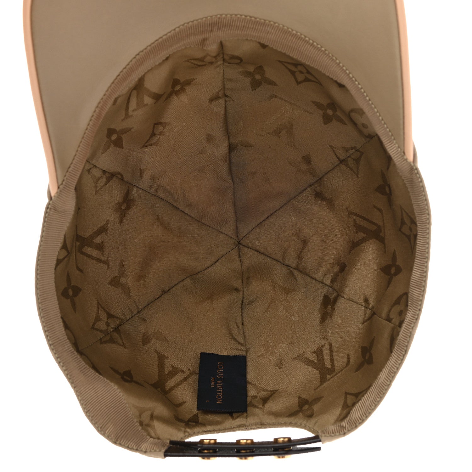 Louis Vuitton Polyester Silk Monogram LV Get Ready Cap L 7 of 10