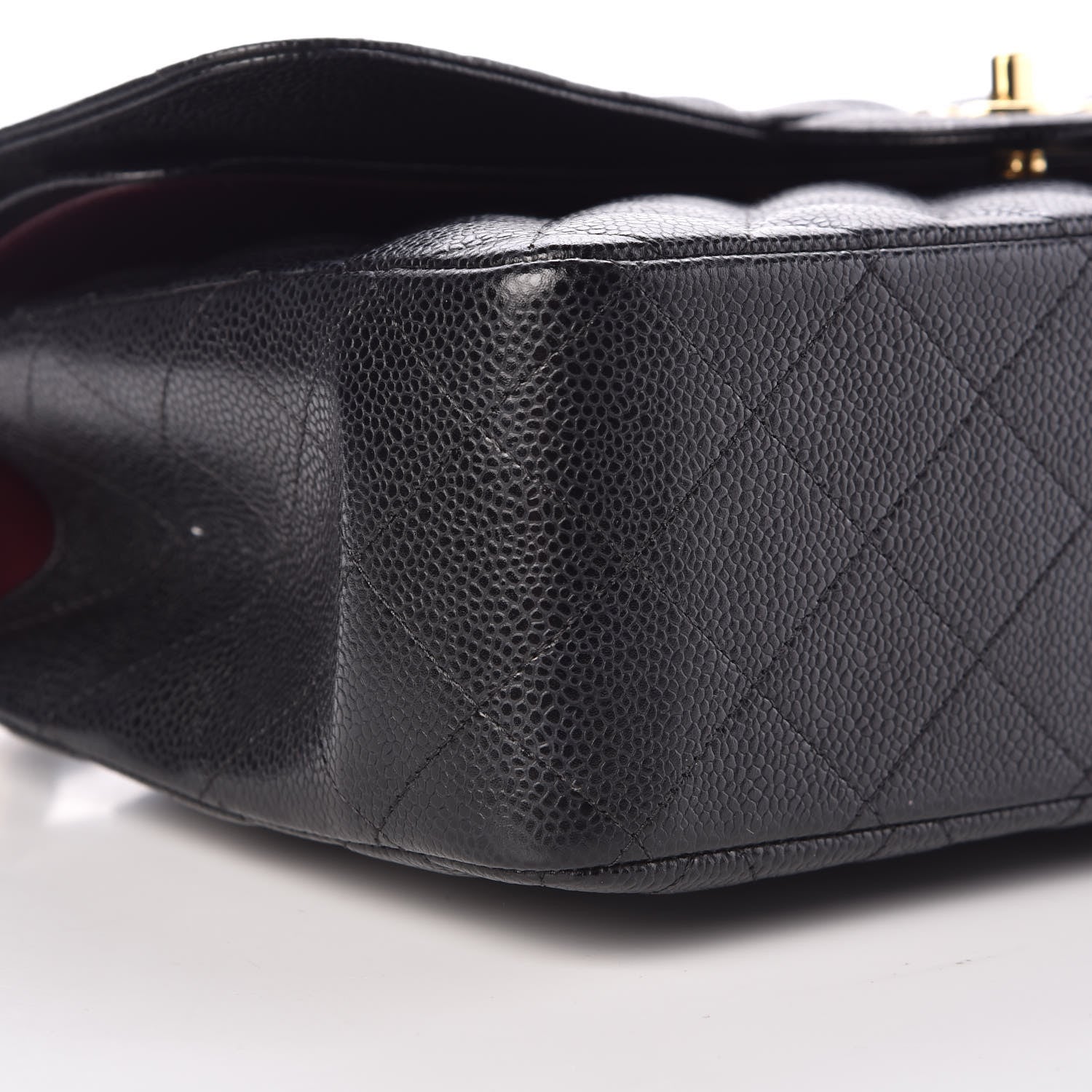 Chanel Caviar Quilted Jumbo Double Flap Black 8 of 11