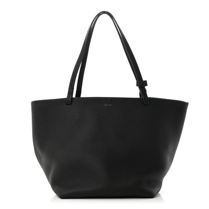 The Row Grained Calfskin Park Tote Three Black 3 of 10