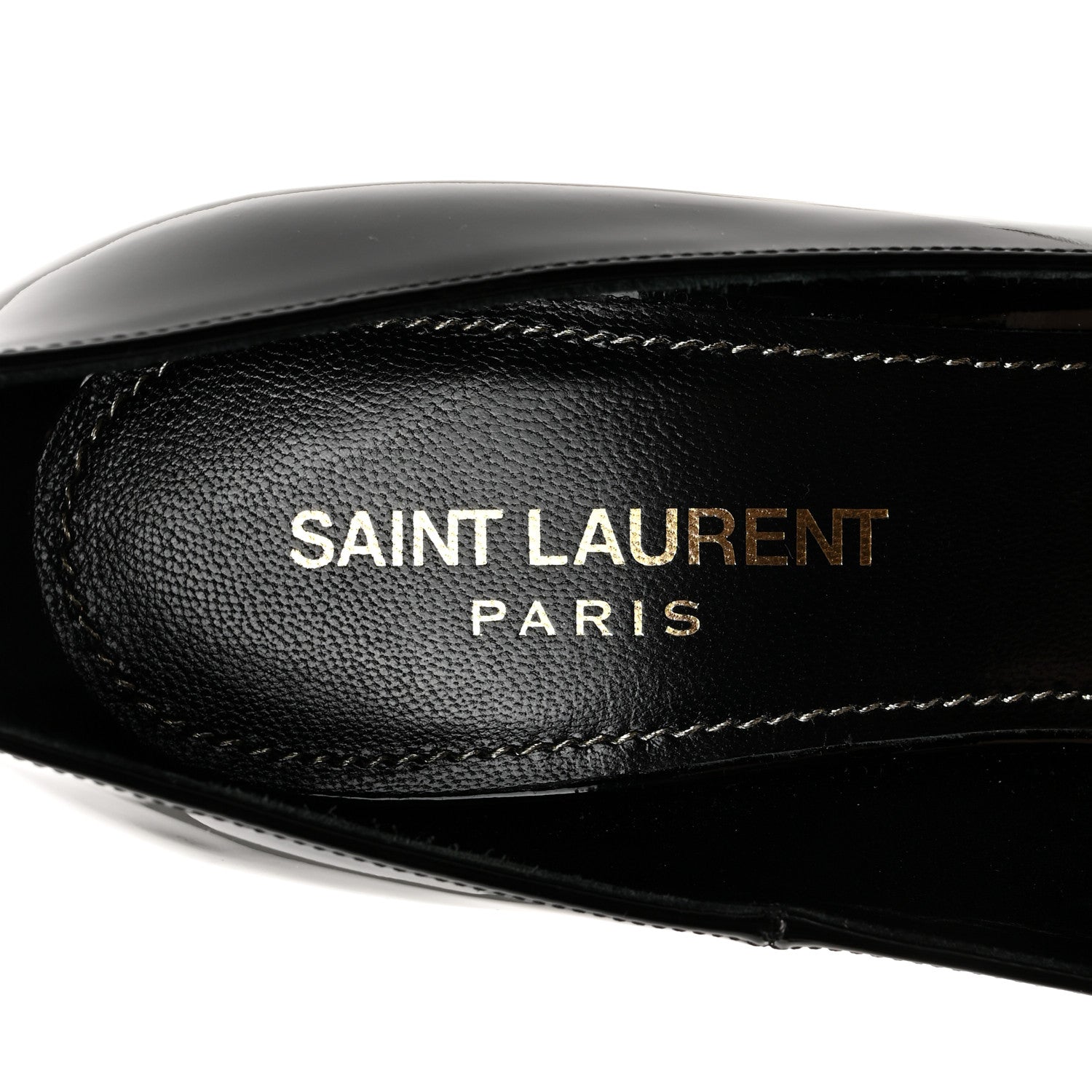 Saint Laurent Patent Opyum 110 Pumps 37 Black 6 of 8