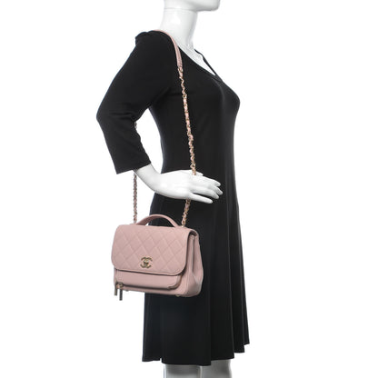 Chanel Caviar Quilted Medium Business Affinity Flap Light Pink 2 of 10