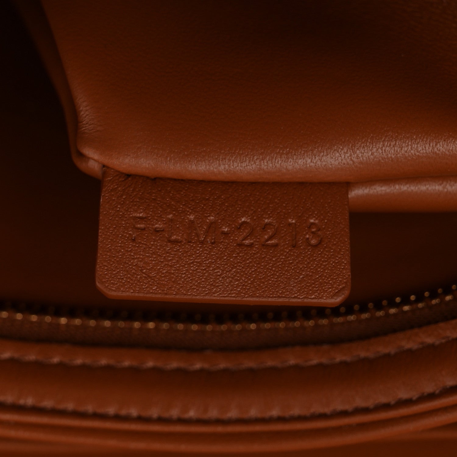 Celine Triomphe Canvas Calfskin Medium Triomphe Bag Tan 7 of 10