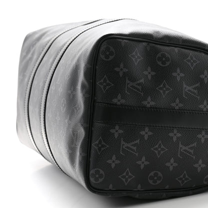 Louis Vuitton Monogram Eclipse Keepall Bandouliere 45 9 of 11