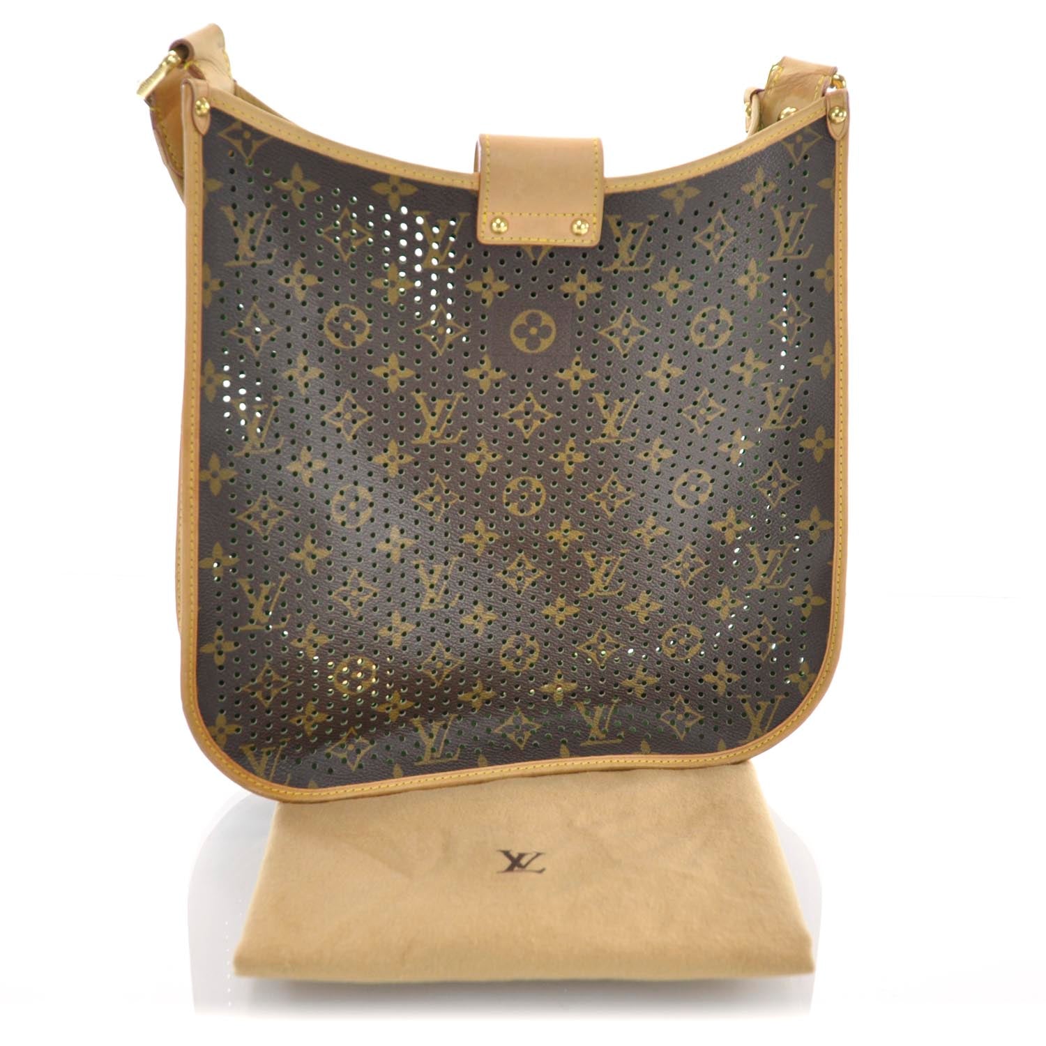 Louis Vuitton Monogram Perforated Musette Green 3 of 11