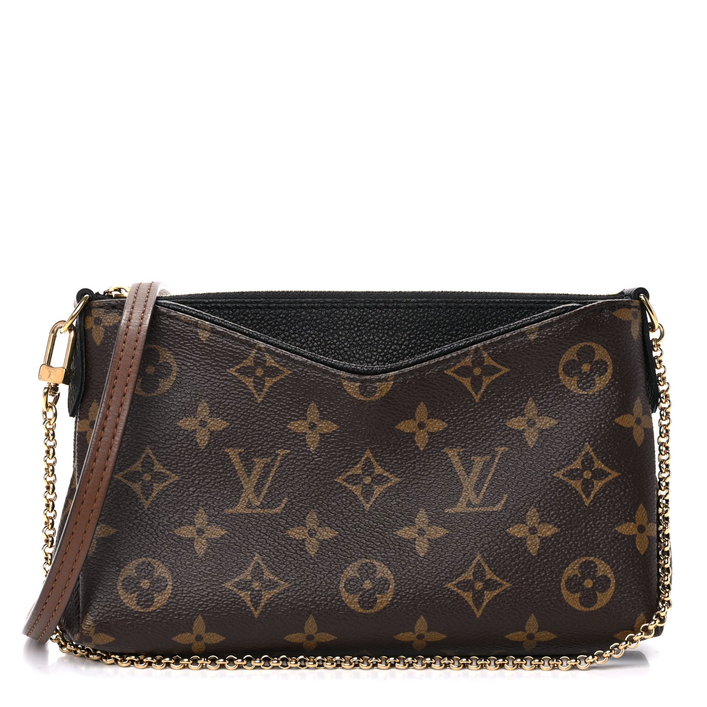 Monogram Pallas Clutch Black