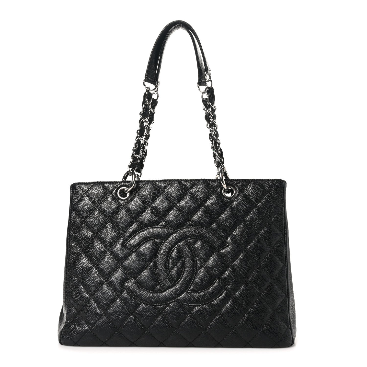 Chanel Caviar Quilted Grand Shopping Tote GST Black 1 of 11