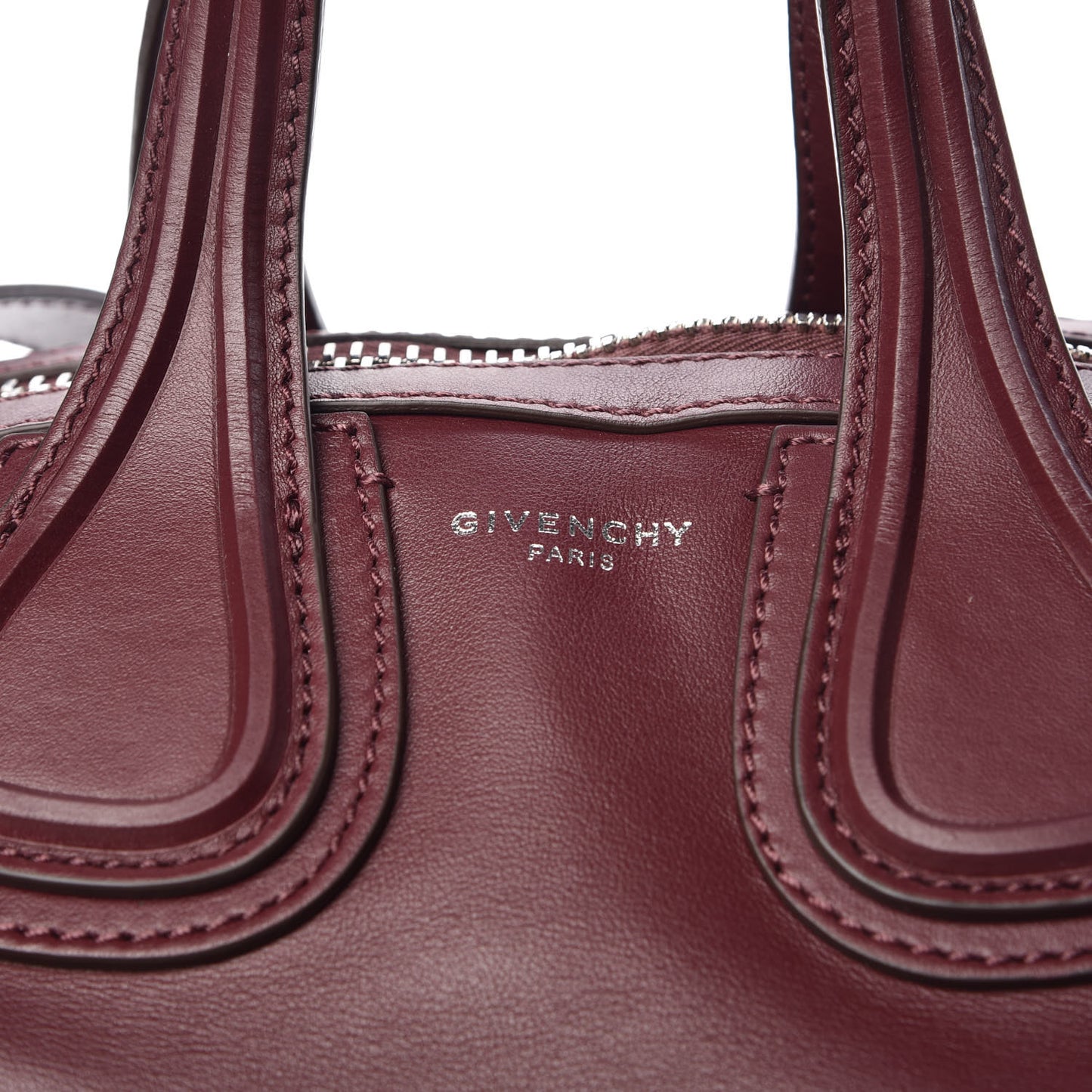 Calfskin Small Biker Nightingale Oxblood