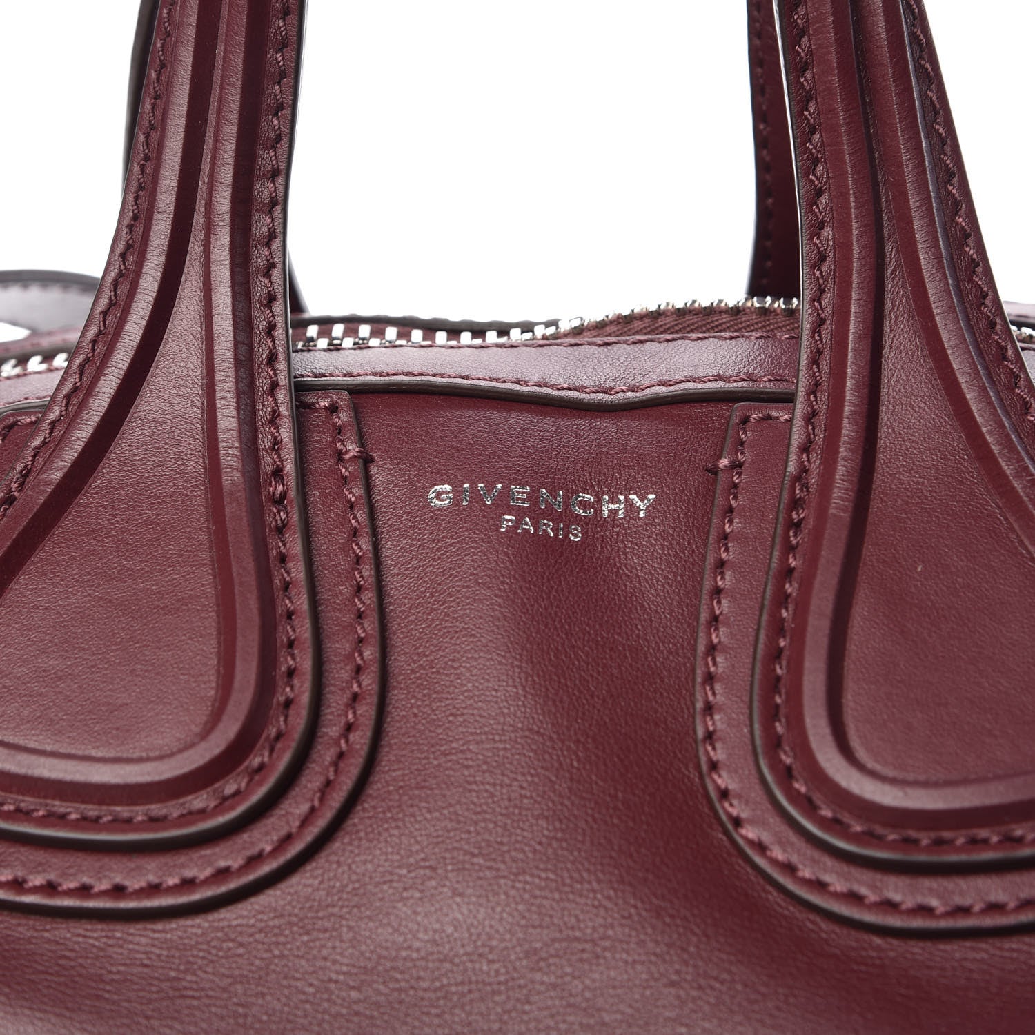 Givenchy Calfskin Small Biker Nightingale Oxblood 8 of 10