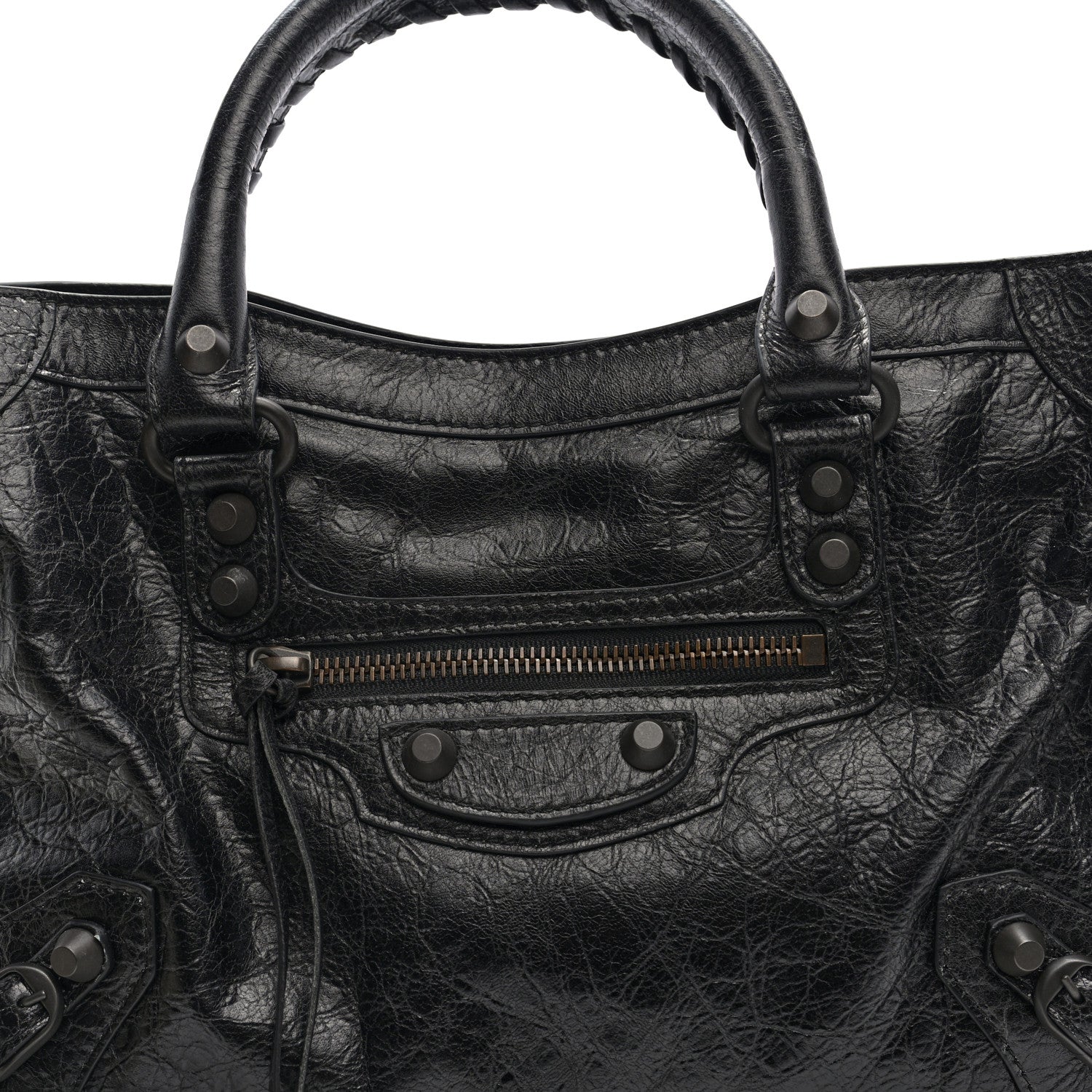 Balenciaga Agneau Arena Classic Hardware Small Le City Black 7 of 9