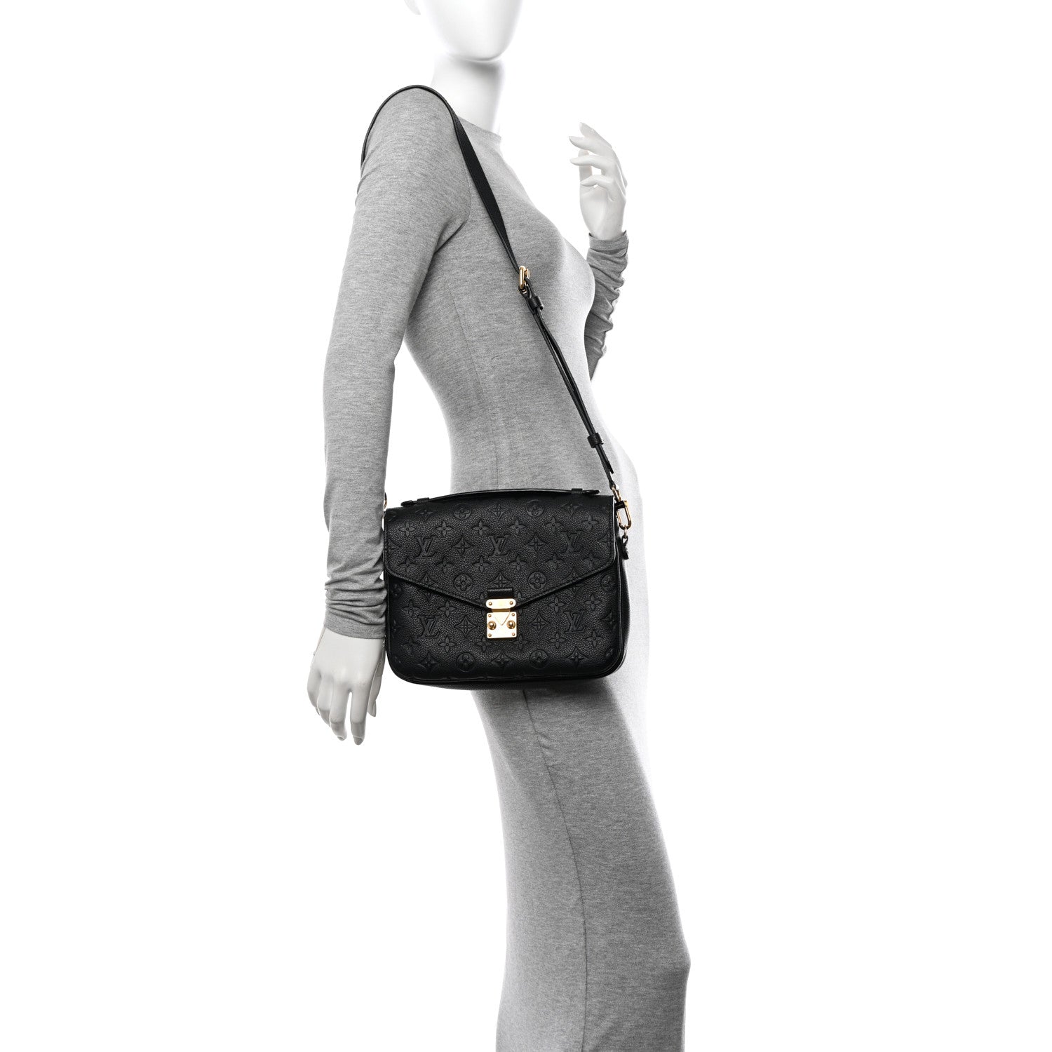 Louis Vuitton Empreinte Pochette Metis Black 2 of 13