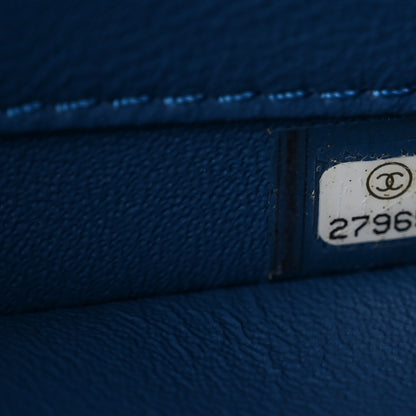 Chanel Lambskin Quilted Small Trendy CC Flap Dual Handle Bag Blue 8 of 10