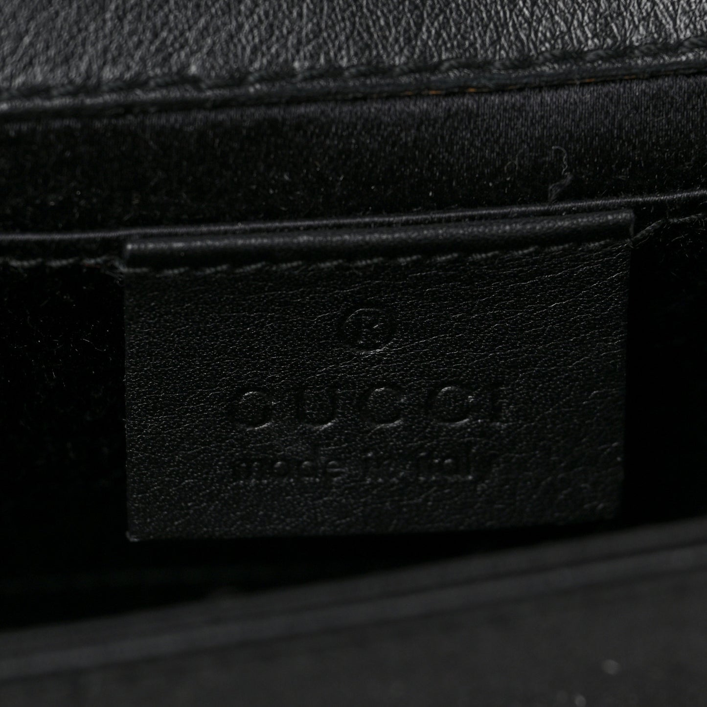 Satin Padlock Clutch Black