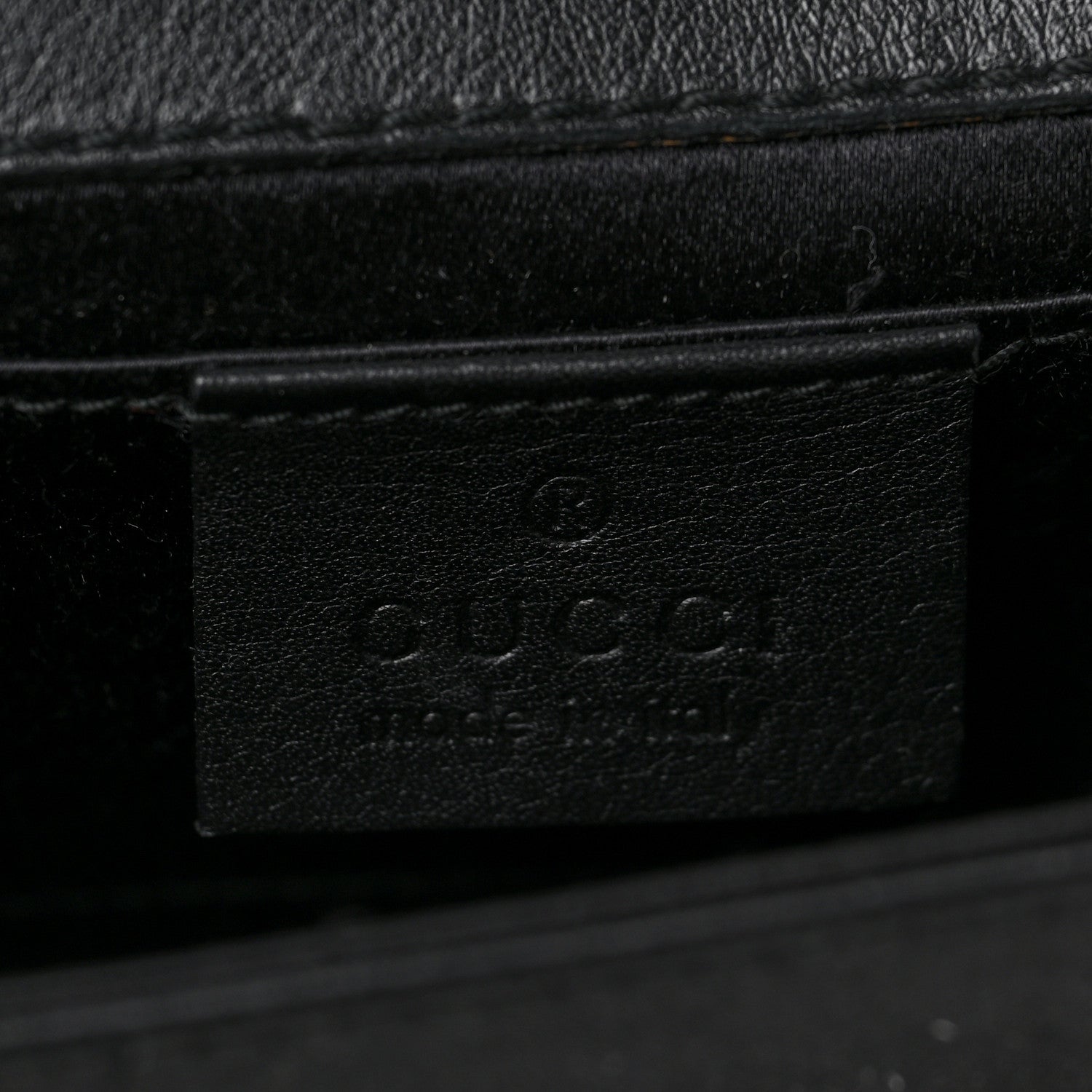 Gucci Satin Padlock Clutch Black 6 of 12