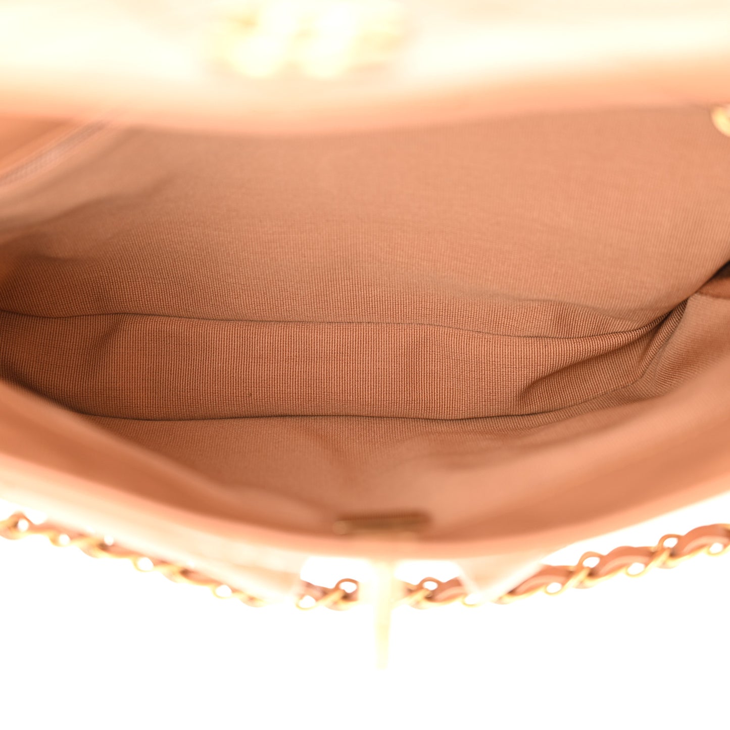 Shiny Calfskin Quilted Small Supple Twins Hobo Bag Brown