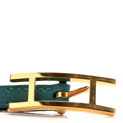 Hermes Swift Behapi Double Tour Bracelet XS Malachite Black 5 of 7
