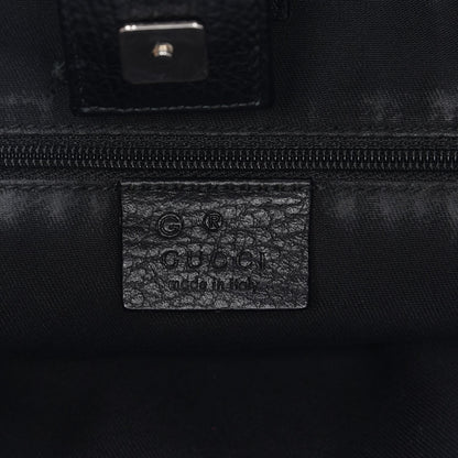 Gucci Monogram Medium Abbey Convertible Tote Black 7 of 11