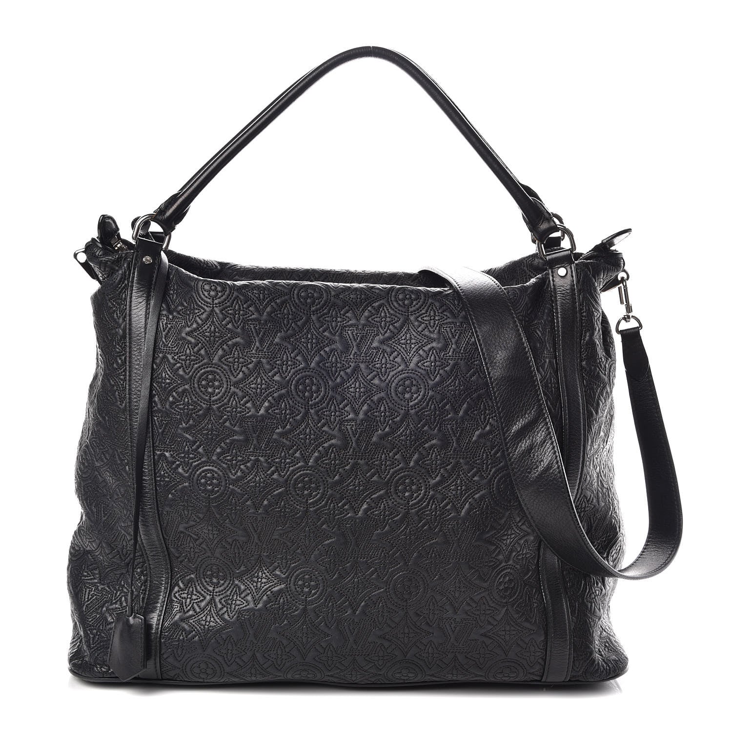 Louis Vuitton Monogram Lambskin Antheia Ixia GM Black 1 of 8