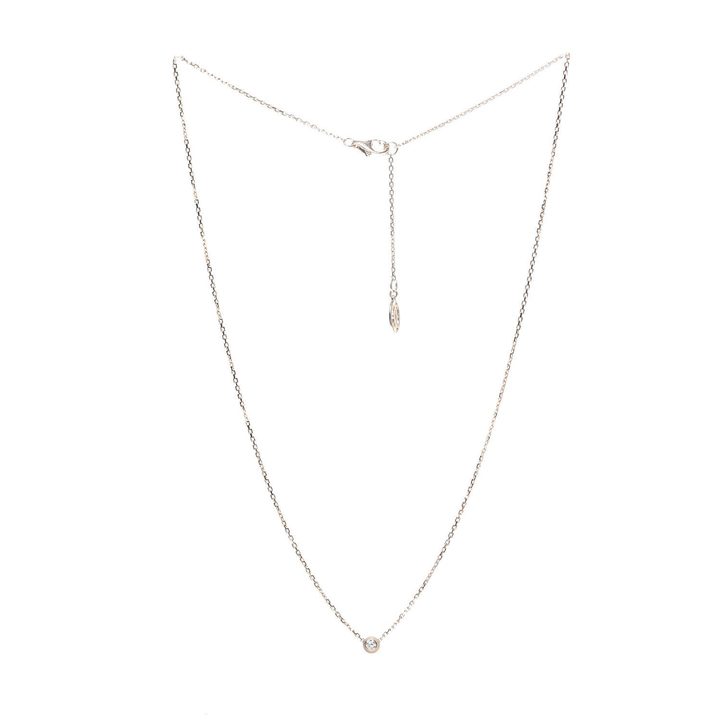 18K Yellow Gold Diamond XS D'Amour Pendant Necklace